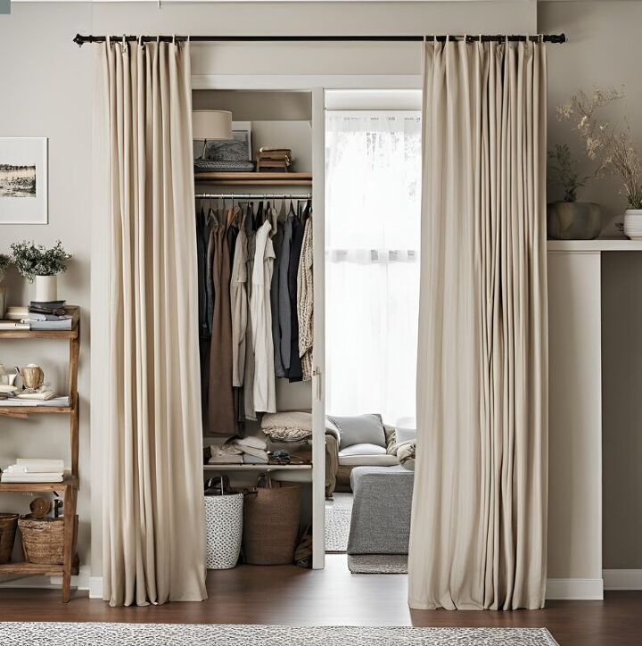 Ditch the Doors & Embrace the Stylish World of Curtain Closets | Redesign