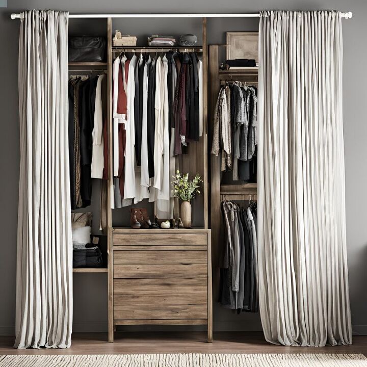 Ditch the Doors & Embrace the Stylish World of Curtain Closets | Redesign