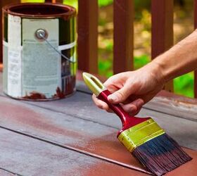 If you want to make a statement with your outdoor space, paint your deck THIS color (stunning!)