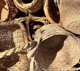 She does this with baskets to make her space totally unforgettable