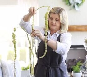 how to create a tall flower arrangement for your home