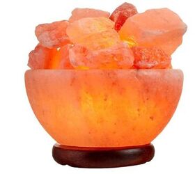 Spantik’s Himalayan Salt Lamp Bowl with Salt Chunks - image via brand