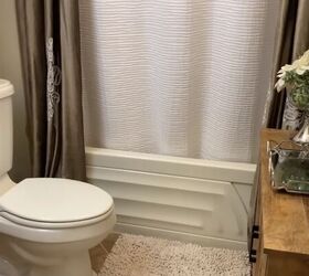 a guest bathroom refresh transforming a small space