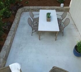 behind the scenes transforming a spacious patio into an intimate oasi