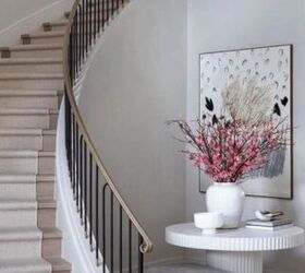 design magic how to decorate around your curved staircase