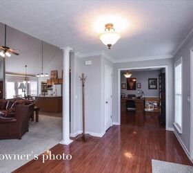 how we did an affordable foyer makeover with easy diys