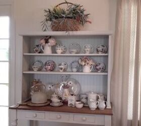 sipping in style decorating my hutch with vintage teacups