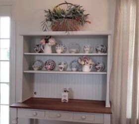 sipping in style decorating my hutch with vintage teacups