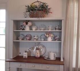 sipping in style decorating my hutch with vintage teacups