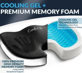 10 home products from amazon that will increase your comfort, ComfiLife Gel Enhanced Seat Cushion image via brand