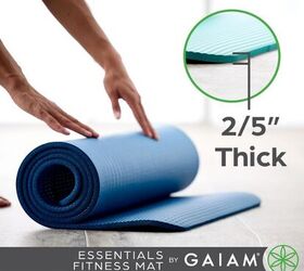 10 home products from amazon that will increase your comfort, Gaiam Essentials Thick Yoga Mat image via brand