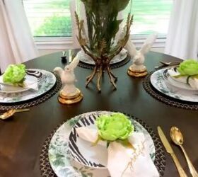 creating a stunning summer tablescape with a pop of green