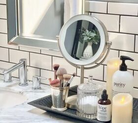 These bathroom countertop ideas are perfect if you have a small space!