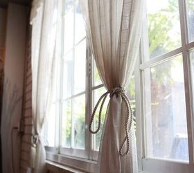 cozy window treatments to elevate your space this fall, Rope curtain ties image via Canva