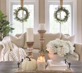 This year, she's taking more of a traditional and simplistic approach to fall decor (so pretty!)