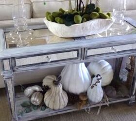 my go to console styling secrets for a cozy chic fall home