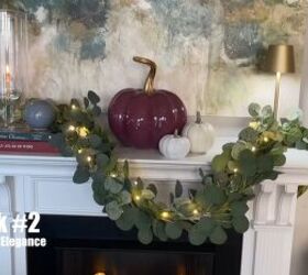 fall mantel styling 5 simple and cozy ideas