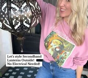 styling secondhand lanterns a diy patio lighting project