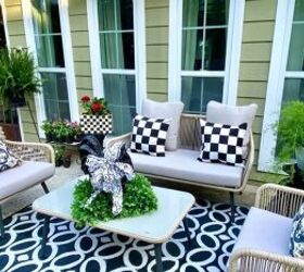 transforming my summery side porch into a cozy fall oasis