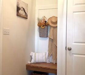 cozy fall touches decorating my mudroom laundry room for the season