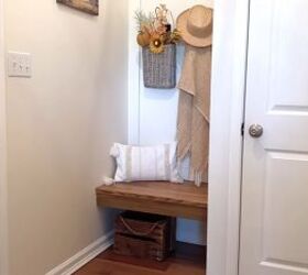 cozy fall touches decorating my mudroom laundry room for the season