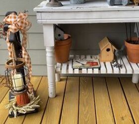 fall deck makeover decorating with pumpkins mums cozy touches