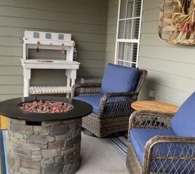 fall deck makeover decorating with pumpkins mums cozy touches