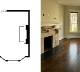 He painted his narrow living room this unexpected color, and it looks incredible