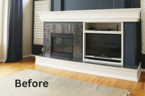 This is what they discovered hidden behind thier Costco flat screen TV (get ready for a transformation!)