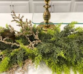 Lay Hobby Lobby greenery on your kitchen counter for an idea everyone's going to be excited about