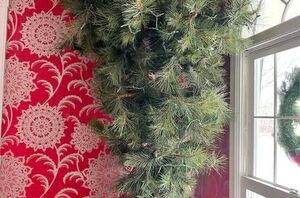 The shocking reason why some people are turning their Christmas trees upside down this year