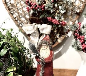 These are not your typical red-suited Santas, but they make really charming decor pieces