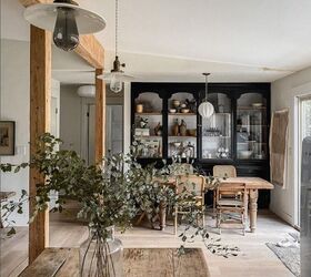 A surprising way to refresh your bookcases and hutches—using just the back panel