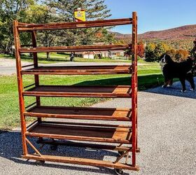 The unique way she uses a vintage cobbler rack in her home