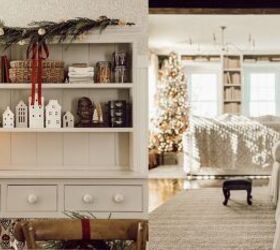 The one color she used in her mostly neutral Christmas home (plus, lots and lots of bows!)