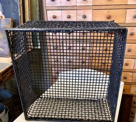 She scored a vintage metal basket at a local market—here's how it's transforming her bathroom