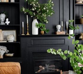 Here’s an easy formula to follow when choosing decor for a mantel