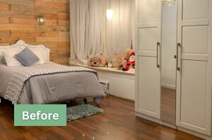 She reimagined 'beachy' decor for her daughter's new grown-up space