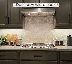 Dark kitchen decoration