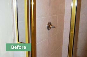 This cosmetic-only makeover turned a cringy 90's bathroom into a timeless beauty