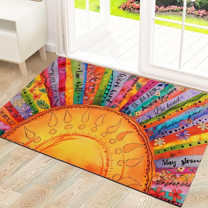 Statement Doormats Fun Summer Doormats That Make a Sunny Statement | Redesign
