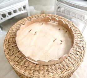 What should I display on a round coffee table?