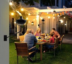 This one Amazon buy keeps bugs away and looks great on your patio