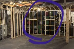 Some people put a bedroom or office in their basement—she put this instead