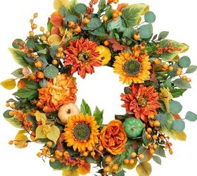 The fall wreaths everyone’s putting on their doors this year