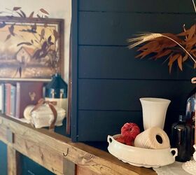 How to decorate a fall mantel with timeless vintage charm