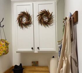 Fall Decorating Tutorial: Laundry Room, Mudroom, and Back Deck | Redesign