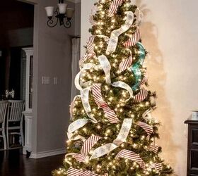 How to Put Ribbon on a Christmas Tree (EASIEST Pro Hack!) | Redesign