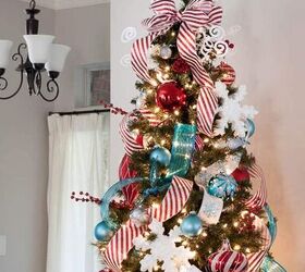 How to Put Ribbon on a Christmas Tree (EASIEST Pro Hack!) | Redesign