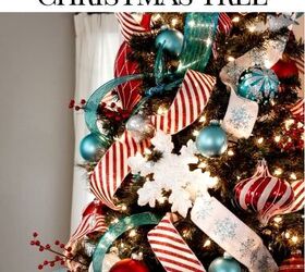 How to Put Ribbon on a Christmas Tree (EASIEST Pro Hack!) | Redesign